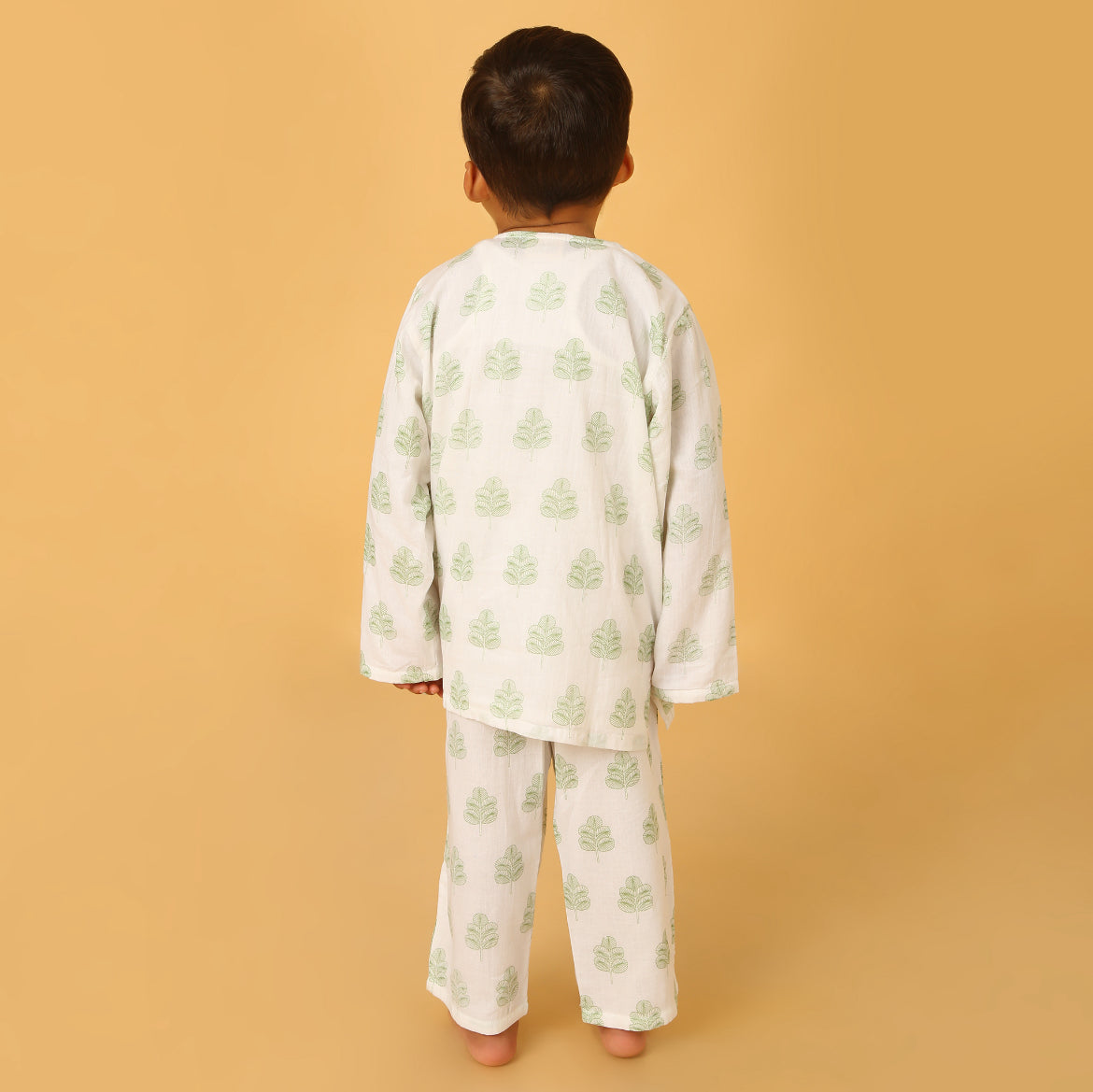 Himalaya Indigo Leaf Kurta Pyjama