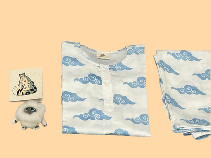 Mountain Cloud Kurta Pyjama