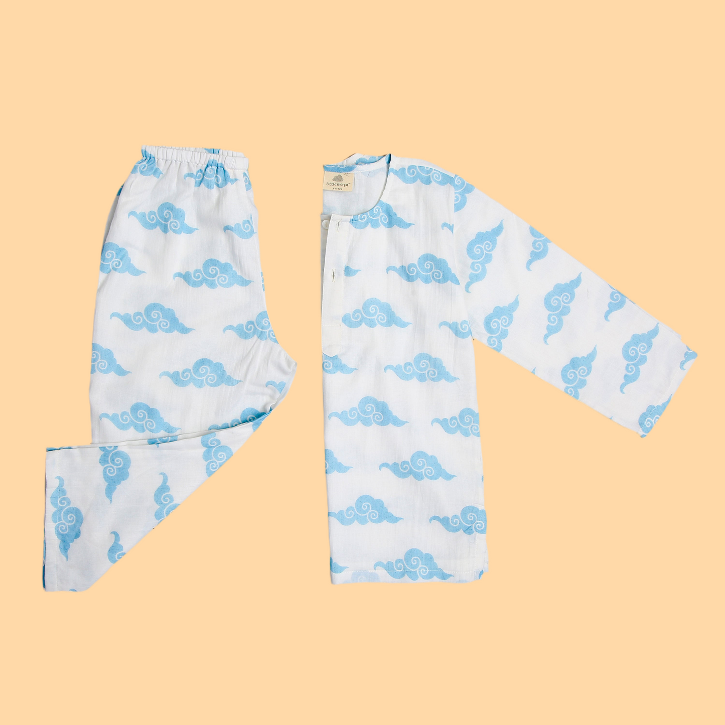 Mountain Cloud Kurta Pyjama