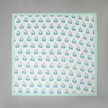 Snow Leopard Khasto Blanket