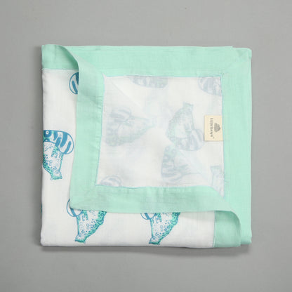 Snow Leopard Khasto Blanket