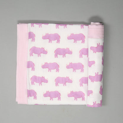Chitwan Purple Rhino Khasto Blanket
