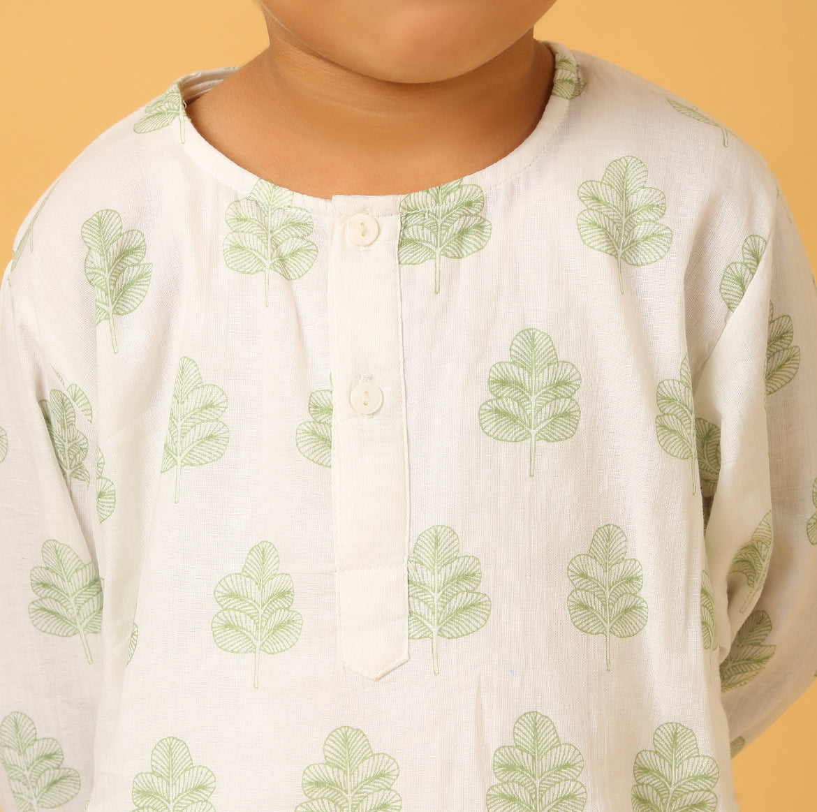 Himalaya Indigo Leaf Kurta Pyjama