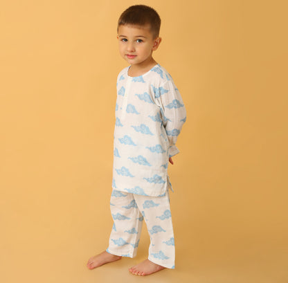 Mountain Cloud Kurta Pyjama