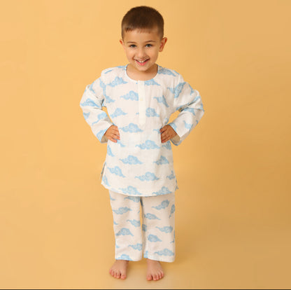 Mountain Cloud Kurta Pyjama