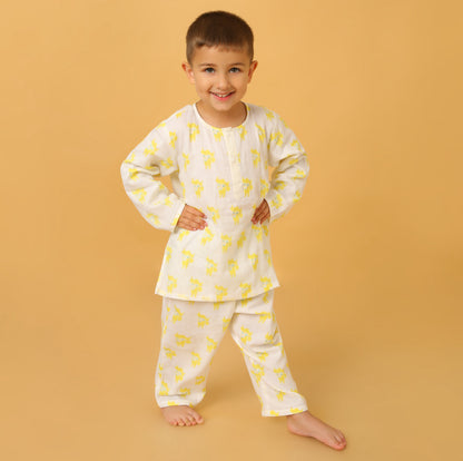 Green Yak Kurta Pyjama
